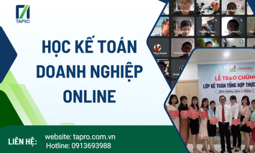 Học Kế Toán Doanh Nghiệp Online