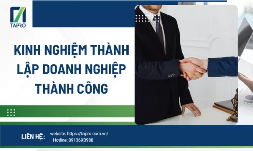 Kinh Nghiệm Thành Lập Doanh Nghiệp Thành Công