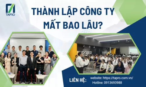 Thành Lập Công Ty Mất Bao Lâu?